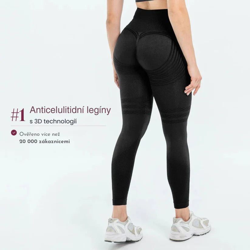3D Tvarující legíny – Push-Up & Anticelulitidní